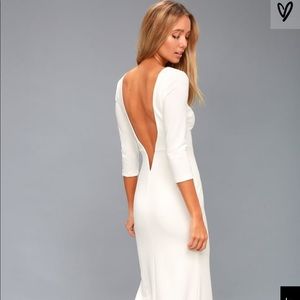 Long white dress